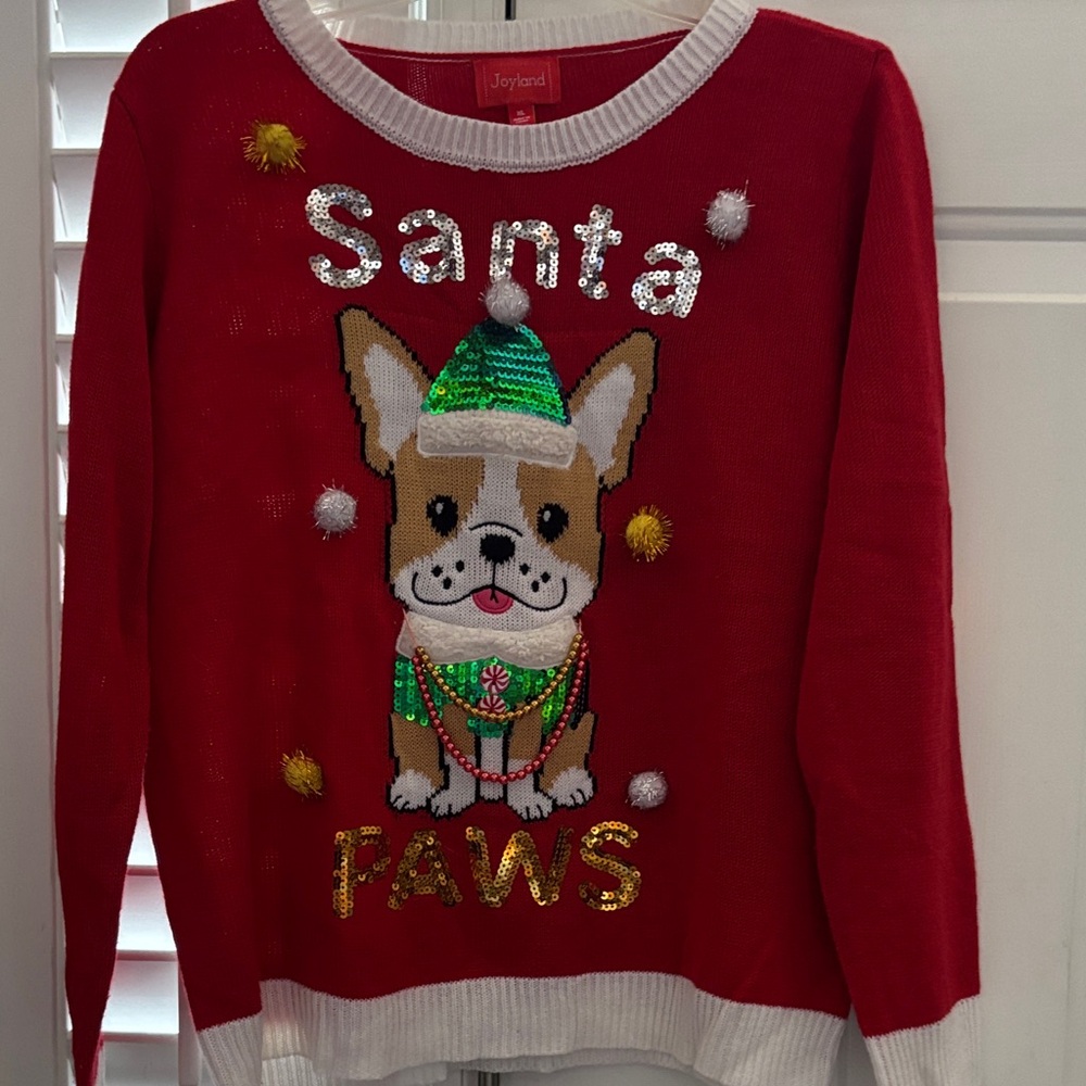 Santa Paws red Sweater